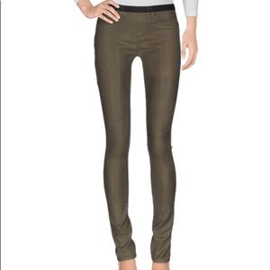 Helmet Lang military green denim pant